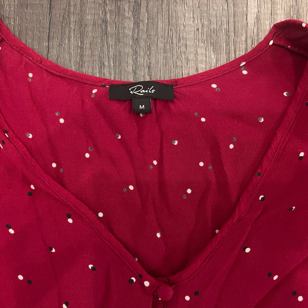 Rails Red Top - Picture 2 of 2